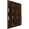 Ekena Millwork 19 5/8in. W x 19 5/8in. H Tristan EnduraWall Decorative 3D Wall Panel Covers 2.67 Sq. Ft. WP20X20TNAMB - alternate 3